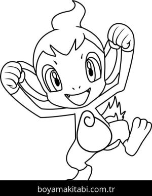 Pokemon boyama sayfası – renkli çizimler, okul öncesi