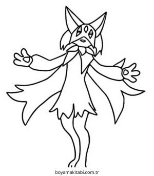 Pokemon boyama sayfası – boyama çalışması, yaratıcılığı geliştirir