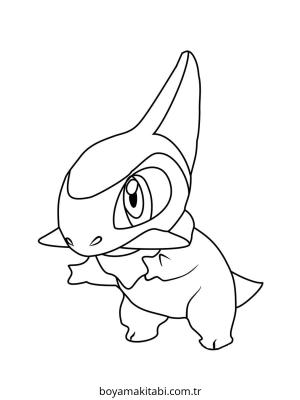 Pokemon boyama sayfası – kolay boyama, eğitici aktivite