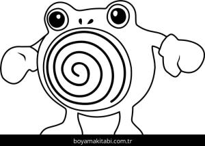 Pokemon boyama sayfası – sanatsal çalışma, çocuklar için