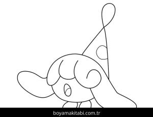 Pokemon boyama sayfası – sevimli karakter, sanatsal çalışma