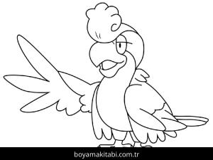 Pokemon boyama sayfası – el becerilerini geliştirir, boyama çalışması