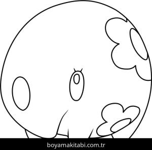 Pokemon boyama sayfası – sanatsal çalışma, çocuklar için