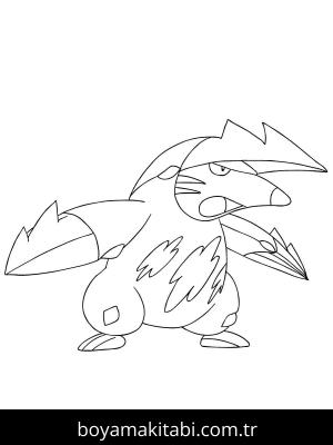 Pokemon boyama sayfası – eğlenceli etkinlik, el becerilerini geliştirir