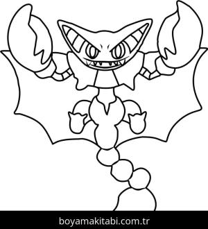 Pokemon boyama sayfası – sanatsal çalışma, çocuklar için