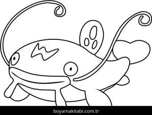 Pokemon boyama sayfası – kolay boyama, eğitici aktivite