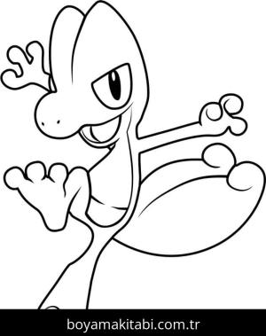 Pokemon boyama sayfası – kolay boyama, eğitici aktivite