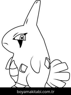 Pokemon boyama sayfası – sanatsal çalışma, çocuklar için