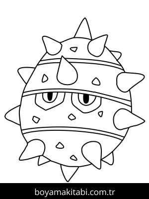 Pokemon boyama sayfası – el becerilerini geliştirir, boyama çalışması