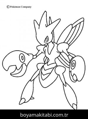 Pokemon boyama sayfası – kolay boyama, eğitici aktivite