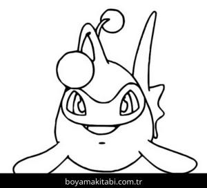 Pokemon boyama sayfası – sanatsal çalışma, çocuklar için