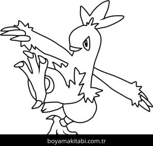 Pokemon boyama sayfası – eğlenceli etkinlik, el becerilerini geliştirir