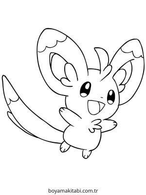 Pokemon boyama sayfası – PDF indir, sevimli karakter