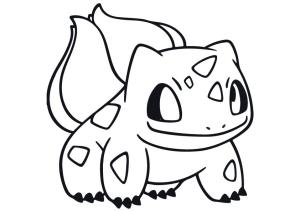 Pokemon boyama sayfası, Pokemon coloring page, Fushigidane veya Bulbasaur, 