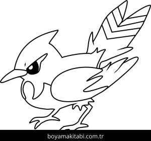 Pokemon boyama sayfası – eğlenceli etkinlik, el becerilerini geliştirir