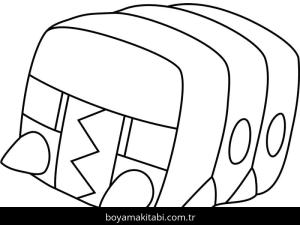 Pokemon boyama sayfası – sevimli karakter, sanatsal çalışma