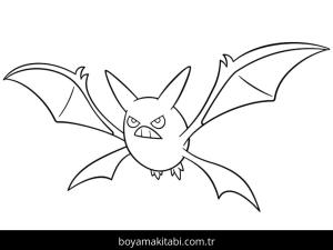 Pokemon boyama sayfası – çizgi film temalı, basit çizim