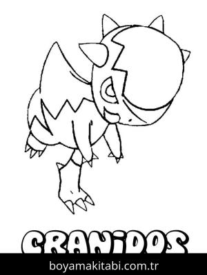 Pokemon boyama sayfası – basit çizim, kolay boyama