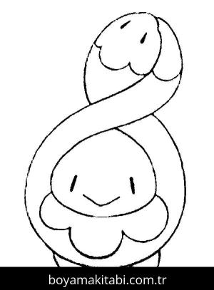 Pokemon boyama sayfası – sanatsal çalışma, çocuklar için