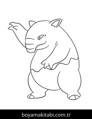 Pokemon boyama sayfası – boyama çalışması, yaratıcılığı geliştirir