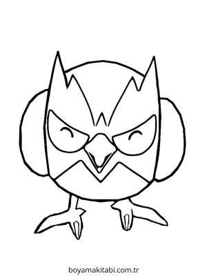 Pokemon boyama sayfası – eğlenceli etkinlik, el becerilerini geliştirir