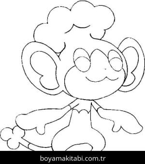 Pokemon boyama sayfası – sevimli karakter, sanatsal çalışma