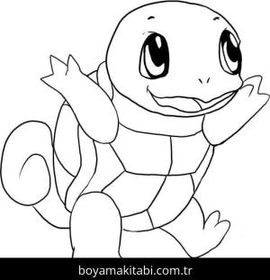 Pokemon boyama sayfası – renkli çizimler, okul öncesi