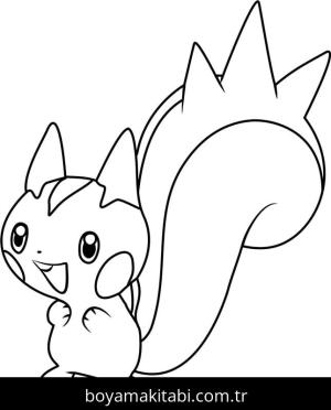 Pokemon boyama sayfası – sevimli karakter, sanatsal çalışma