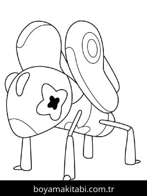 Pokemon boyama sayfası – sevimli karakter, sanatsal çalışma