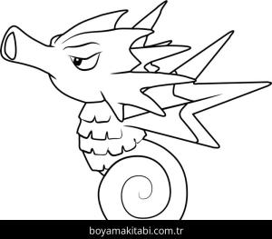 Pokemon boyama sayfası – el becerilerini geliştirir, boyama çalışması