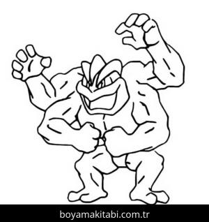 Pokemon boyama sayfası – sanatsal çalışma, çocuklar için