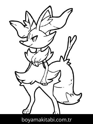 Pokemon boyama sayfası – renkli çizimler, okul öncesi