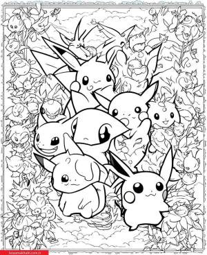 Pokemon boyama sayfası, Pokemon coloring page, , 