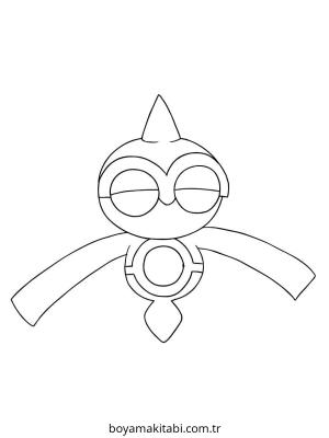 Pokemon boyama sayfası – kolay boyama, eğitici aktivite