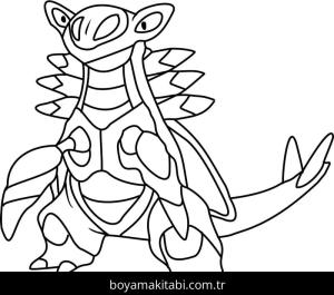 Pokemon boyama sayfası – sevimli karakter, sanatsal çalışma