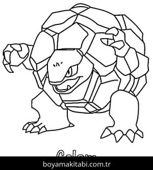 Pokemon boyama sayfası – sevimli karakter, sanatsal çalışma