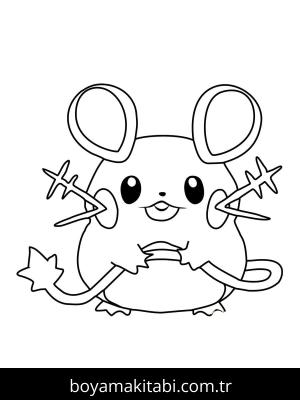 Pokemon boyama sayfası – çocuk aktivitesi, PDF indir