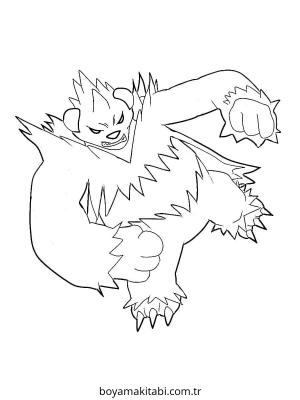 Pokemon boyama sayfası – sanatsal çalışma, çocuklar için