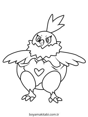 Pokemon boyama sayfası – sevimli karakter, sanatsal çalışma