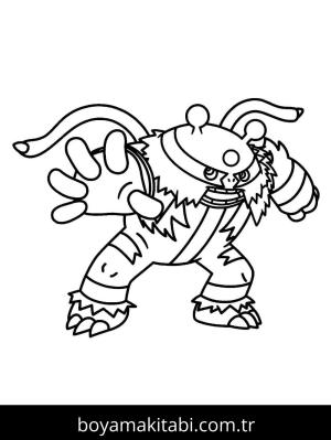 Pokemon boyama sayfası – çocuklar için, çizgi film temalı