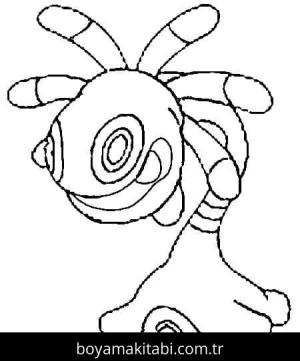 Pokemon boyama sayfası – sanatsal çalışma, çocuklar için