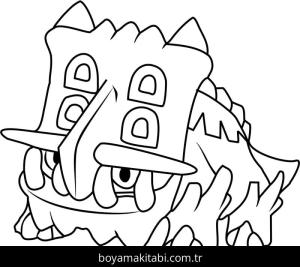Pokemon boyama sayfası – el becerilerini geliştirir, boyama çalışması