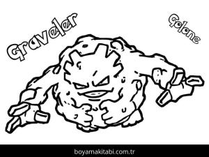 Pokemon boyama sayfası – okul öncesi, evde etkinlik