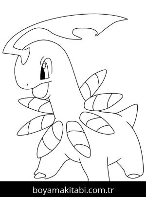 Pokemon boyama sayfası – renkli çizimler, okul öncesi