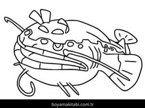 Pokemon boyama sayfası – basit çizim, kolay boyama