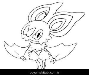 Pokemon boyama sayfası – çocuklar için, çizgi film temalı