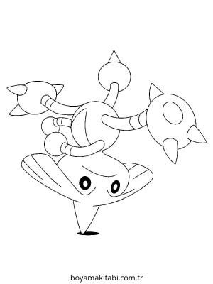 Pokemon boyama sayfası – sevimli karakter, sanatsal çalışma