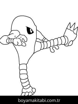 Pokemon boyama sayfası – boyama çalışması, yaratıcılığı geliştirir