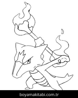 Pokemon boyama sayfası – eğlenceli etkinlik, el becerilerini geliştirir