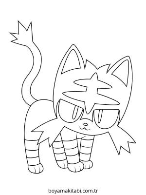 Pokemon boyama sayfası – sanatsal çalışma, çocuklar için